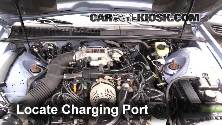 1997 Ford Thunderbird LX 4.6L V8 Air Conditioner Recharge Freon